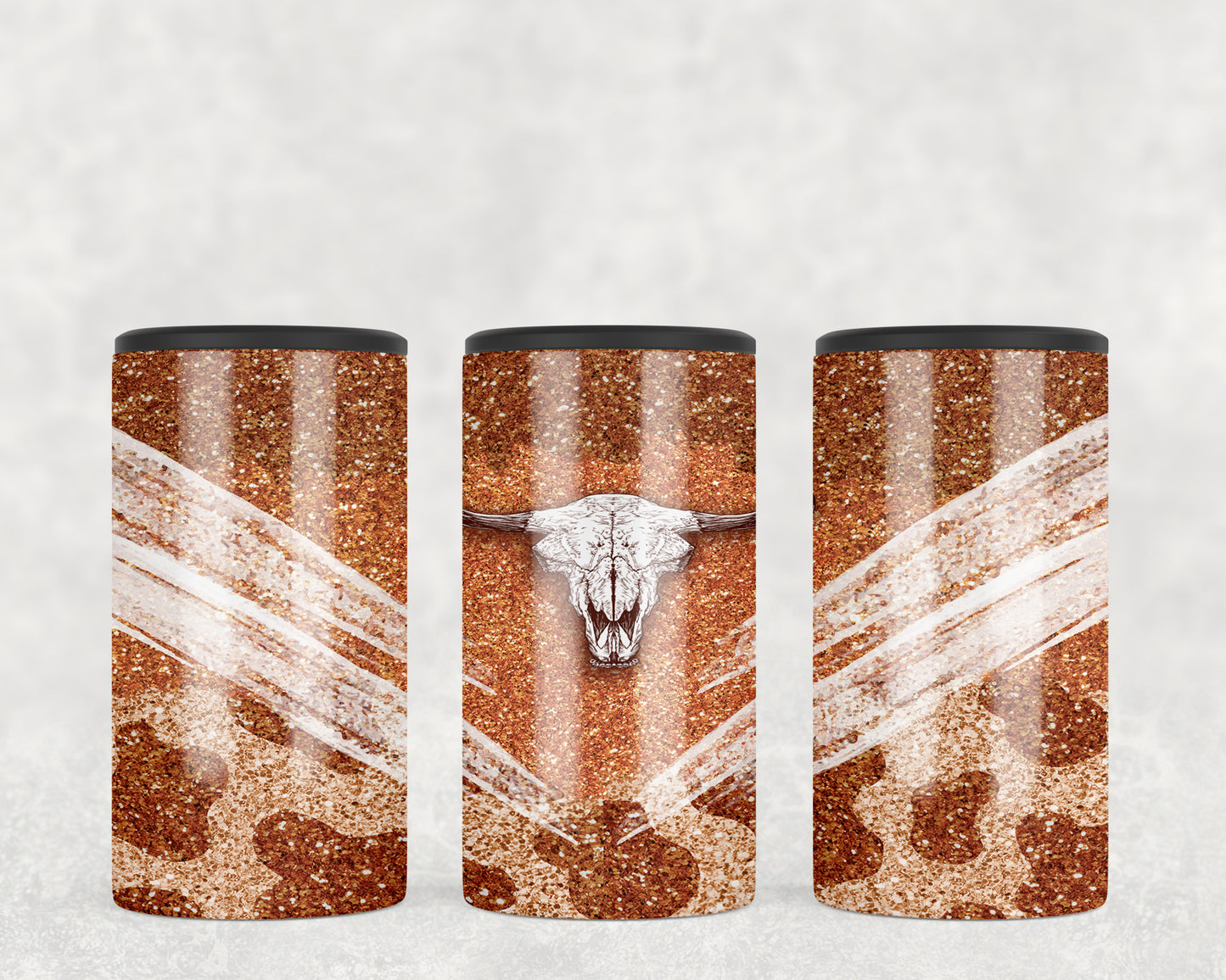 Western Skull 5-in-1 Can Hugger Tumbler - 2421