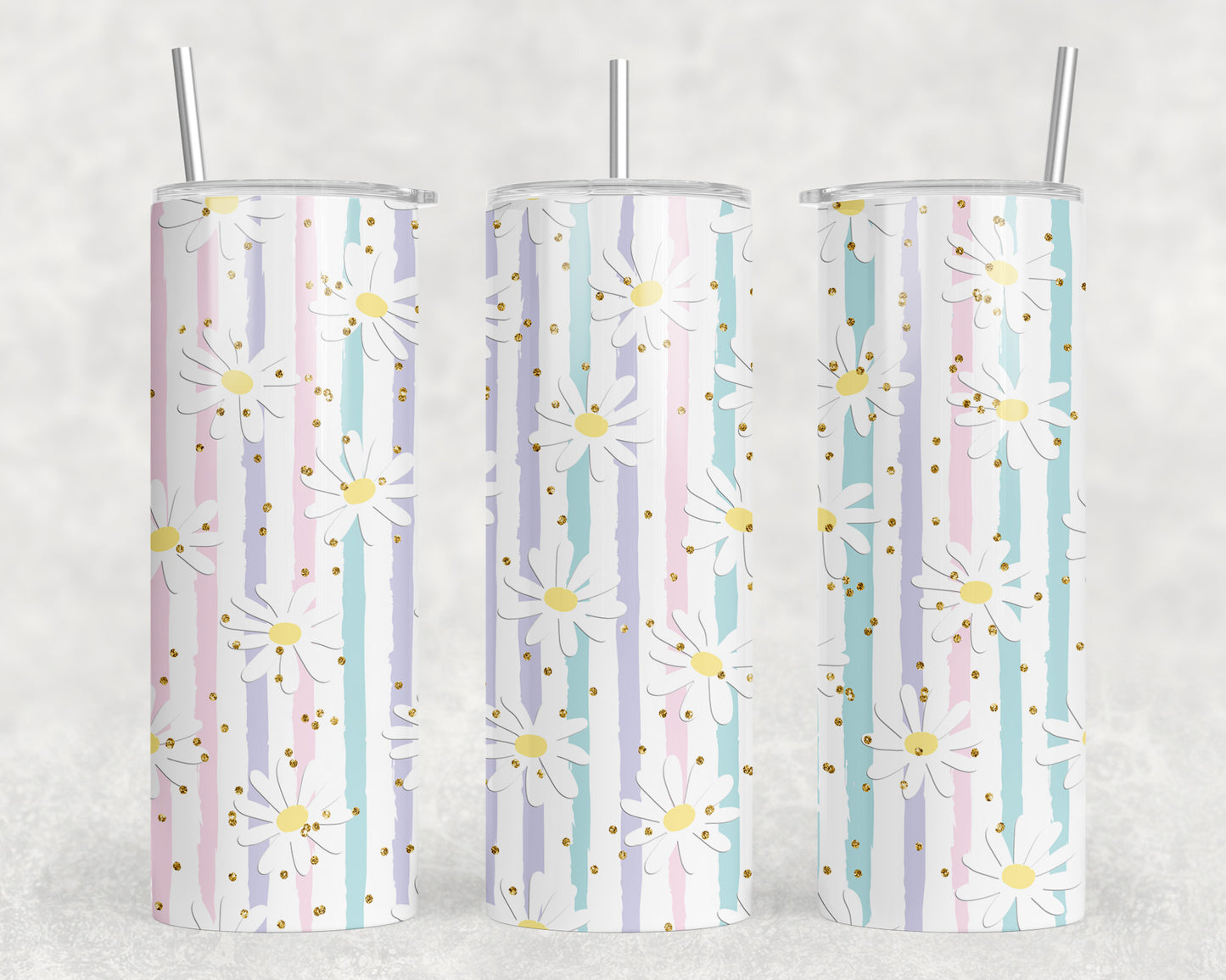 Daisies 20oz Skinny Tumbler - 2426