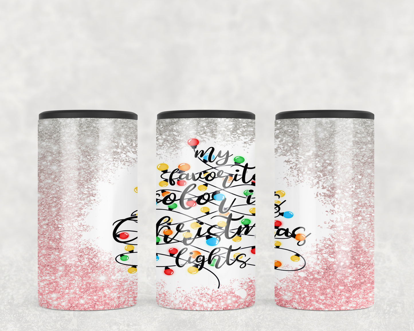 Christmas Lights 5-in-1 Can Hugger Tumbler - 2431