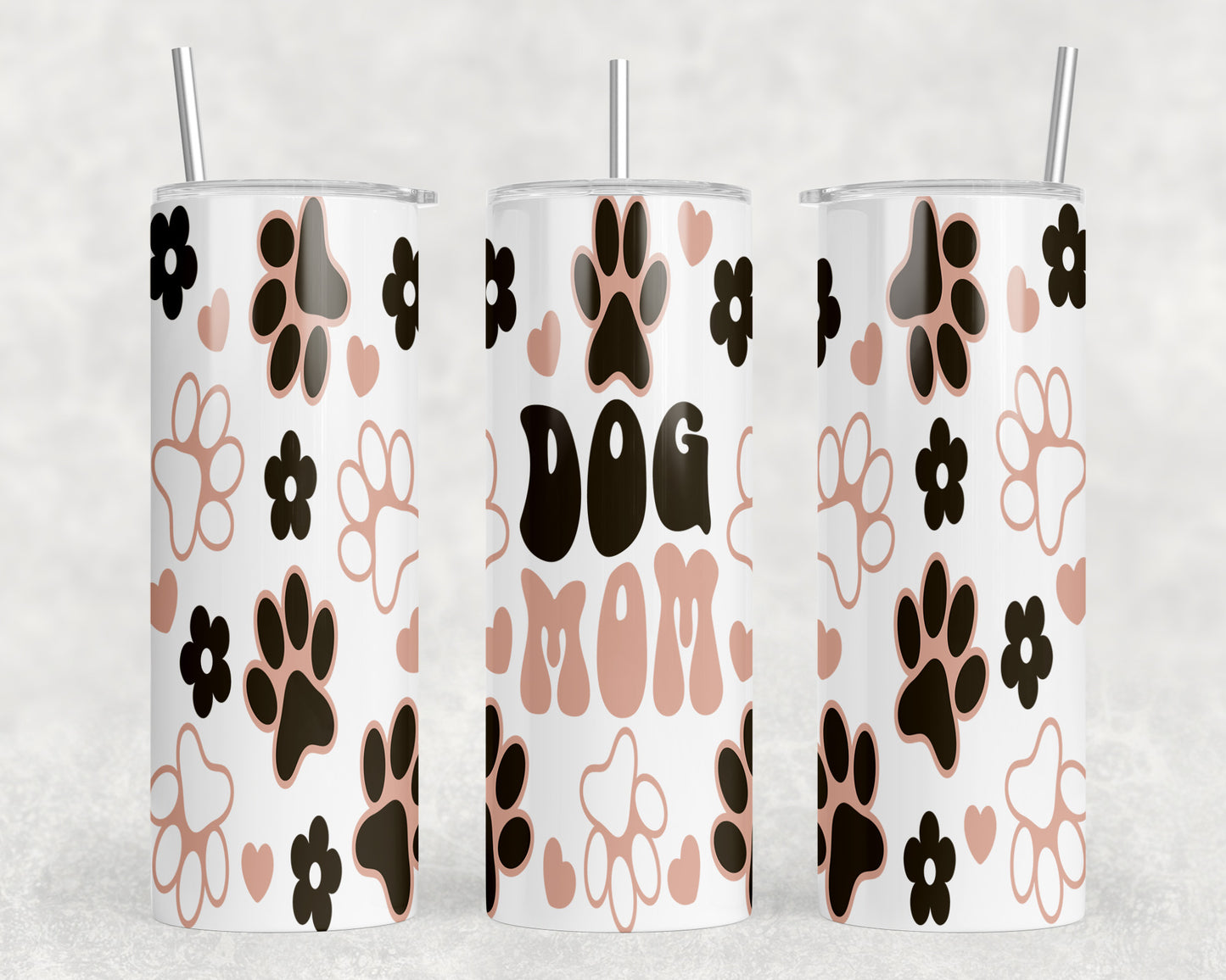 Dog Mom 20oz Skinny Tumbler - 2433