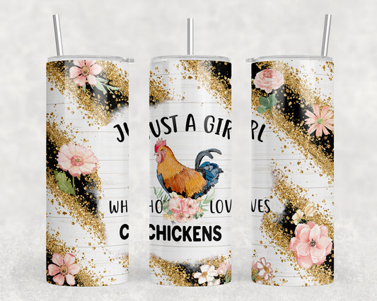 Chickens 20oz Skinny Tumbler - 2437