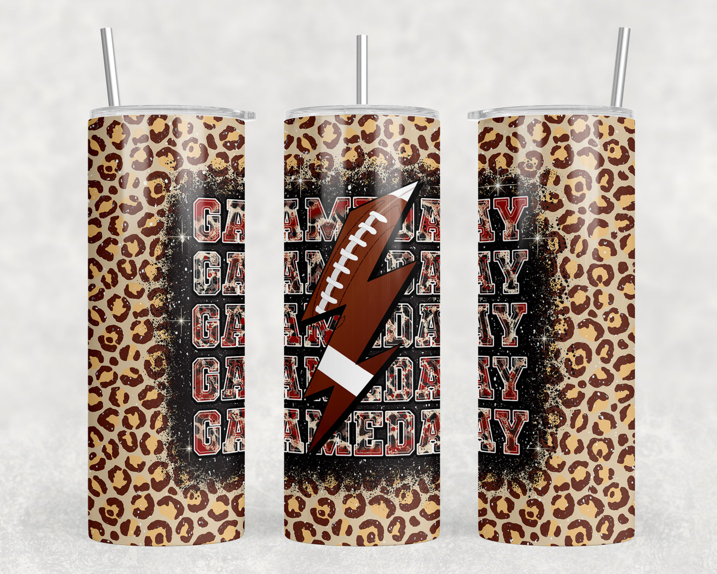 Football 20oz Skinny Tumbler - 2446