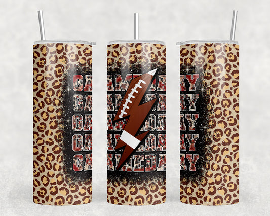 Football 20oz Skinny Tumbler - 2446