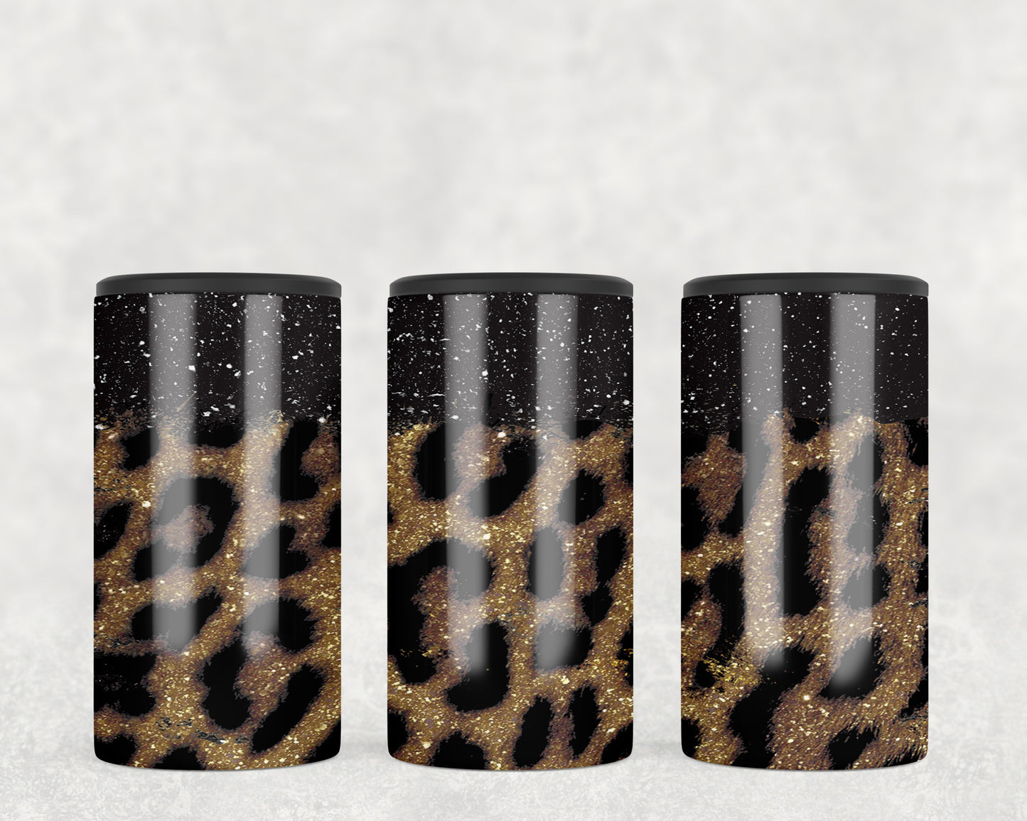 Leopard Print 5-in-1 Can Hugger Tumbler - 2453