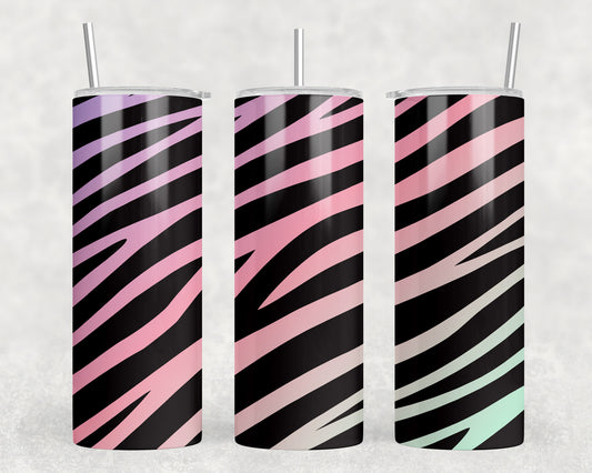 Zebra Stripes 20oz Skinny Tumbler - 2455