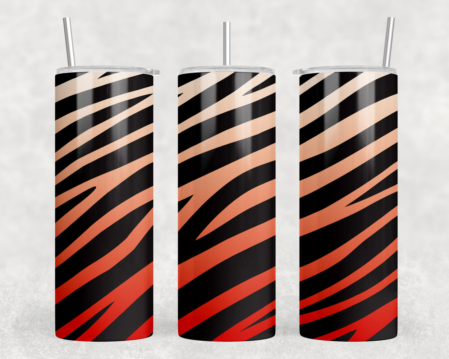 Zebra Stripes 20oz Skinny Tumbler - 2460