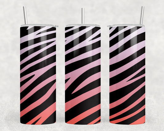 Zebra Stripes 20oz Skinny Tumbler - 2463