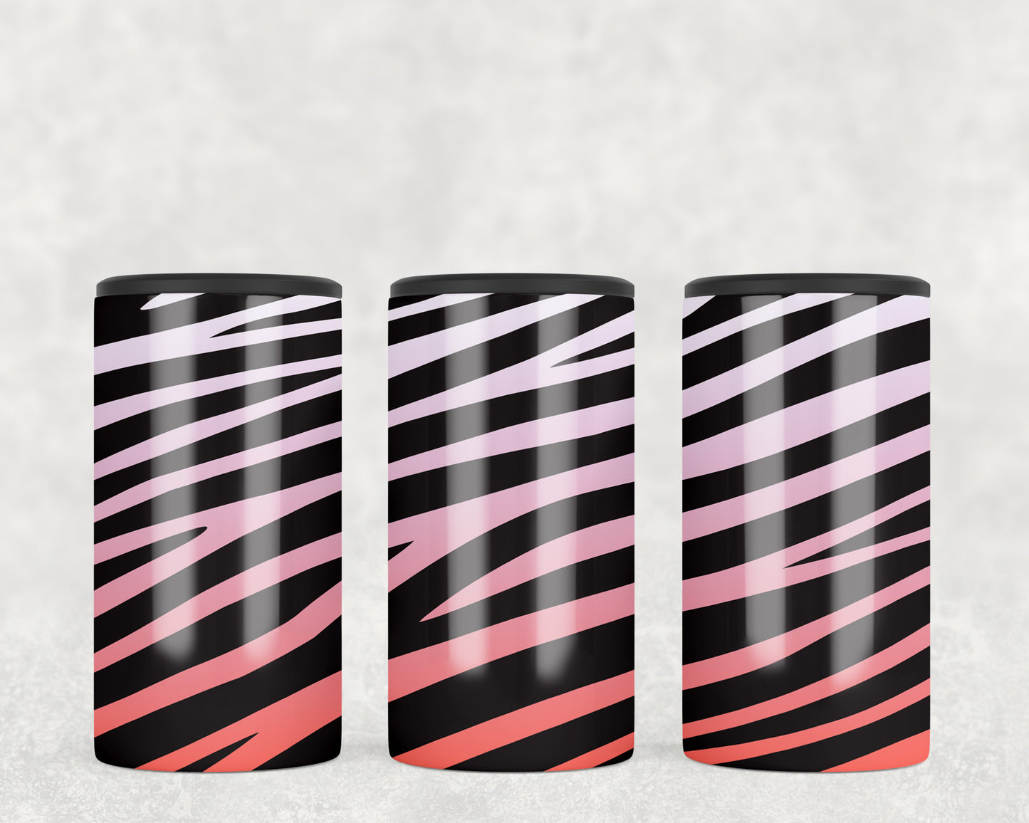 Zebra Stripes 5-in-1 Can Hugger Tumbler - 2463