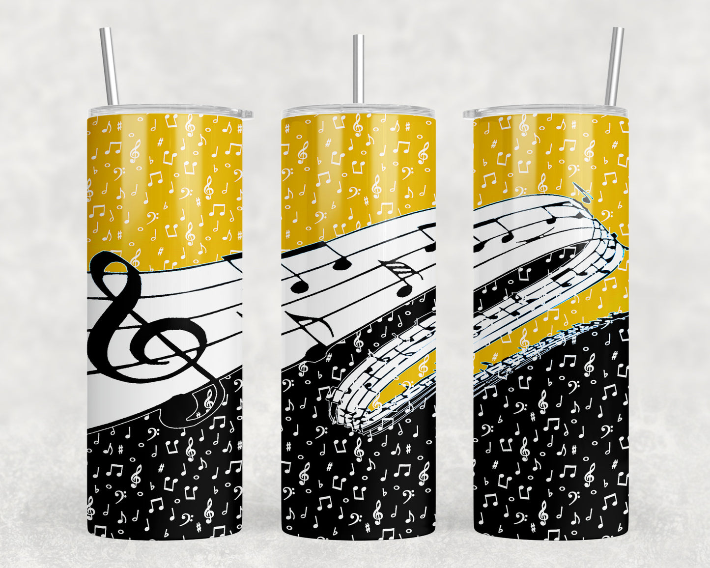 Music Notes 20oz Skinny Tumbler - 246