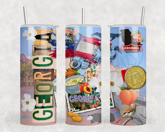 Georgia 20oz Skinny Tumbler - 2490