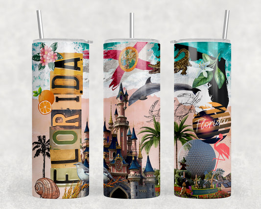 Florida 20oz Skinny Tumbler - 2496