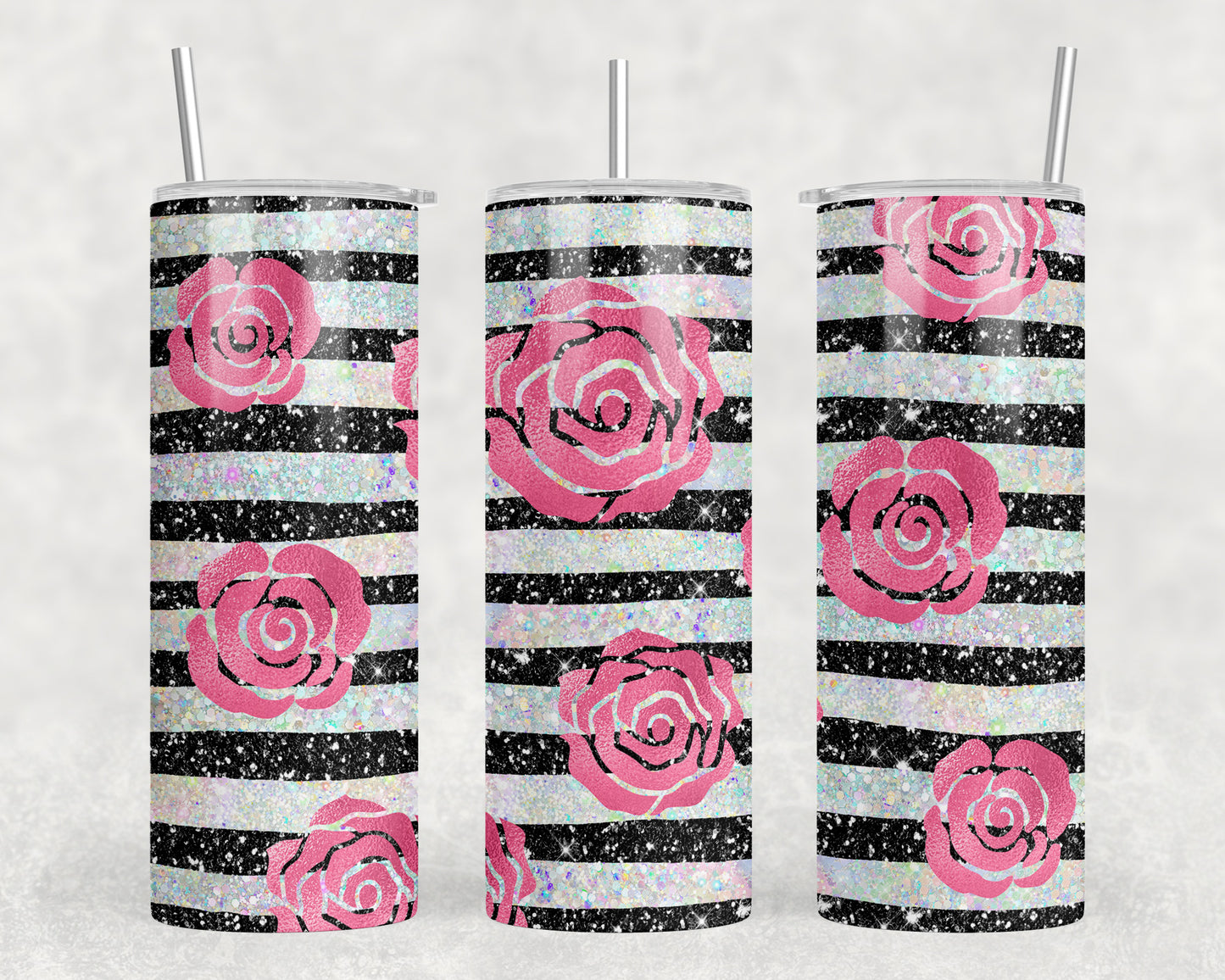 Flowers 20oz Skinny Tumbler - 2522