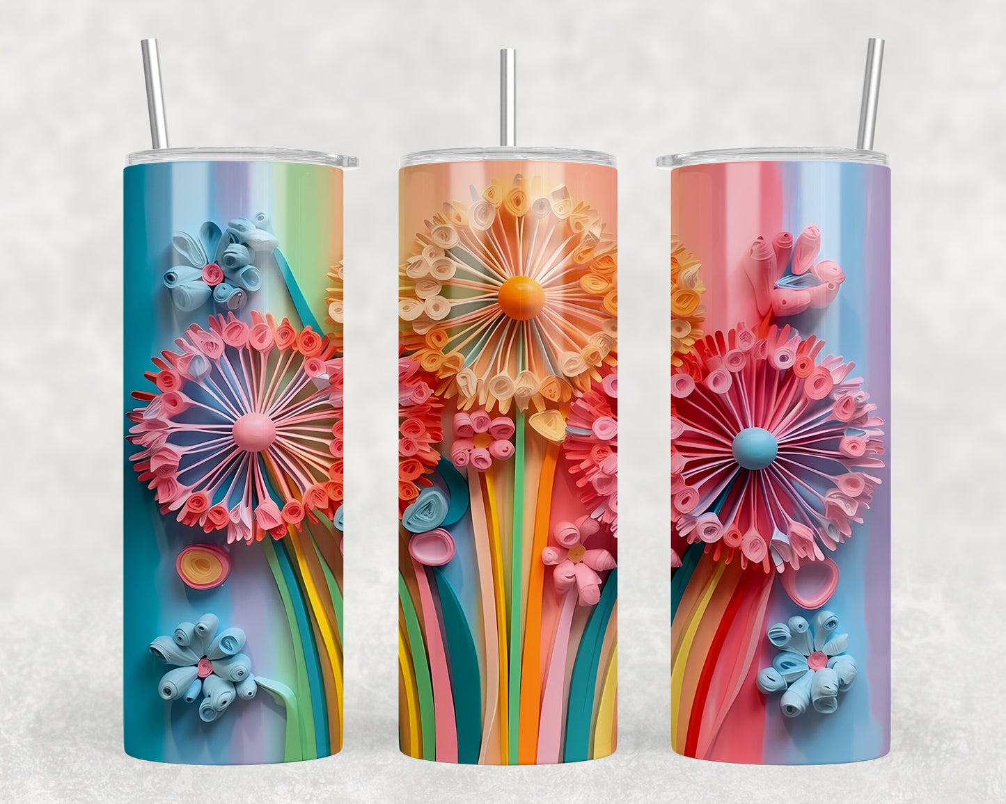 Dandelions 20oz Skinny Tumbler - 2524