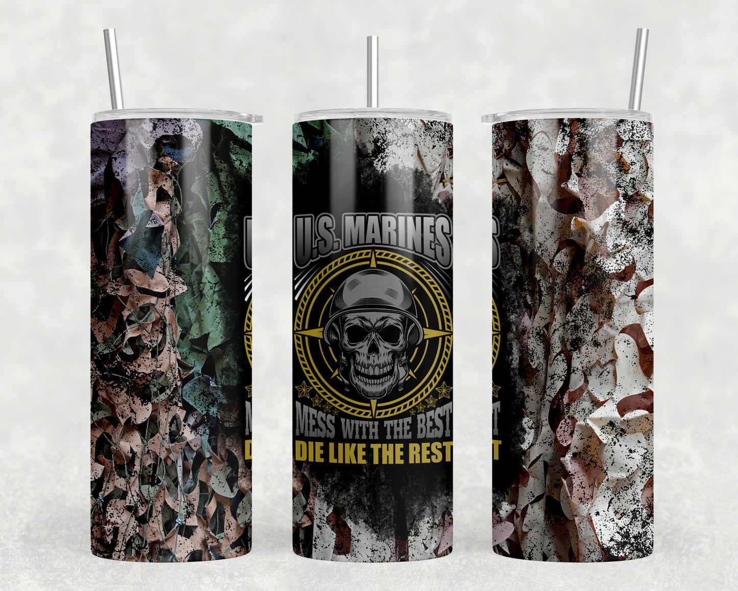 Marines 20oz Skinny Tumbler - 2528