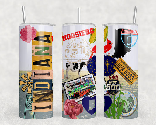 Indiana 20oz Skinny Tumbler - 2541