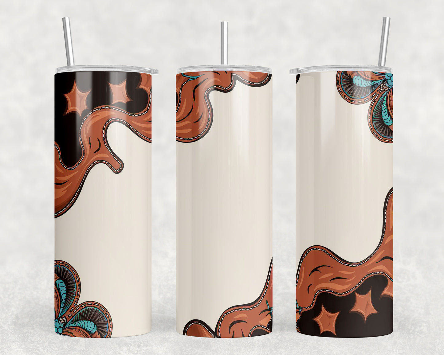 Cow Print  20oz Skinny Tumbler - 254