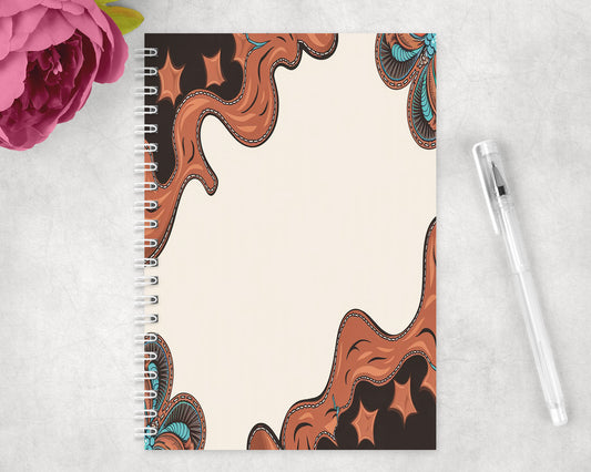 Cow Print  Spiral Lined A5 Journal - 254