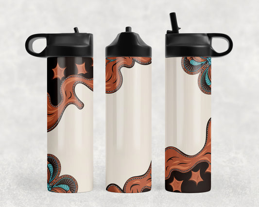 Cow Print  Water Bottle - 254