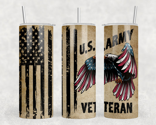 Army 20oz Skinny Tumbler - 2552