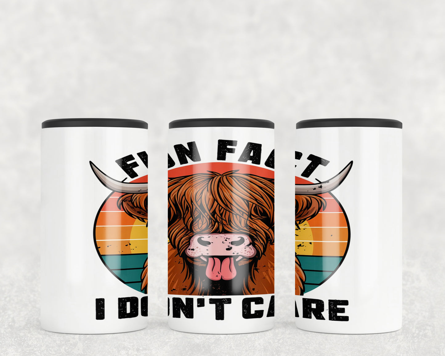 Funny Highland Cow 5-in-1 Can Hugger Tumbler - 255