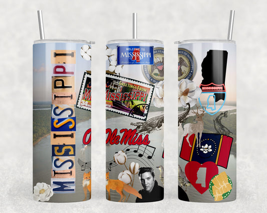 Mississippi 20oz Skinny Tumbler - 2565