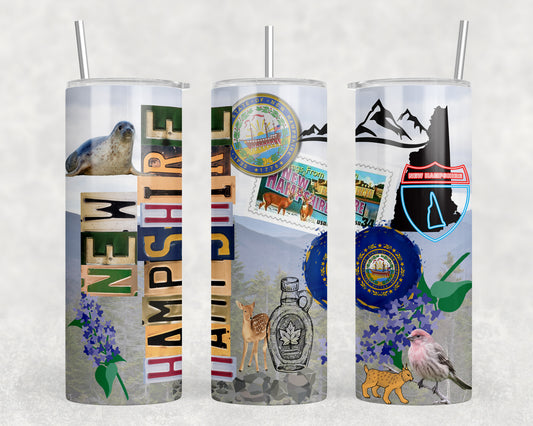 New Hampshire 20oz Skinny Tumbler - 2574