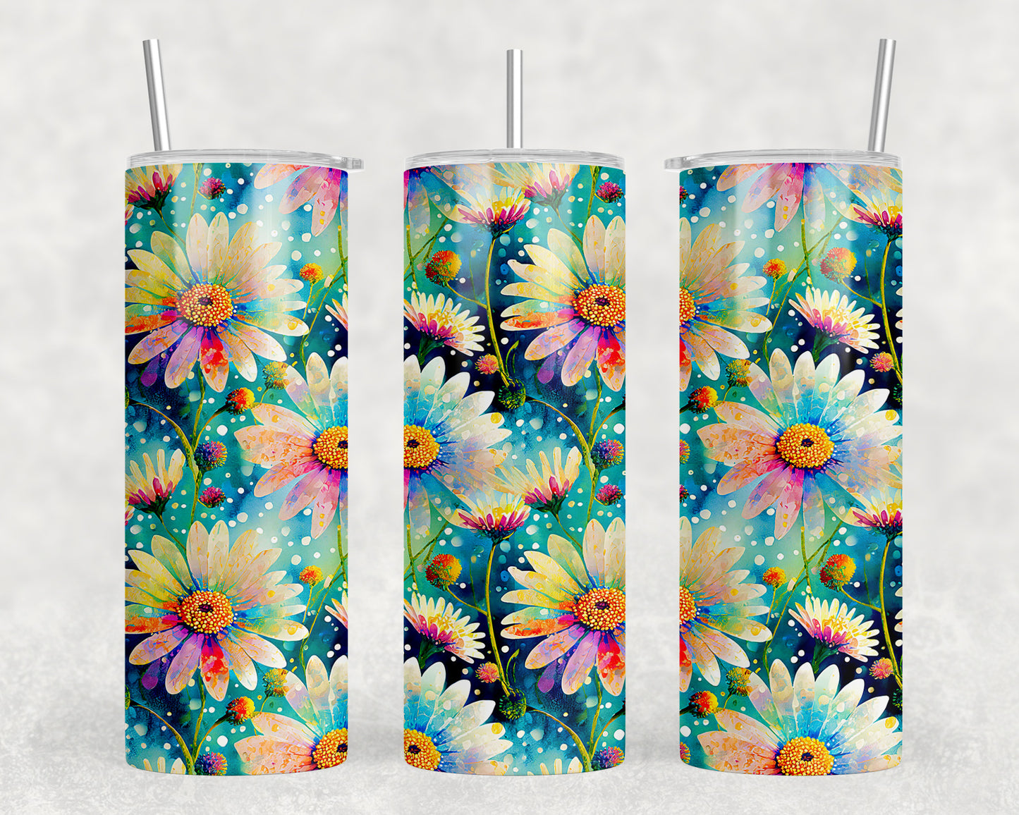 Daisies 20oz Skinny Tumbler - 264