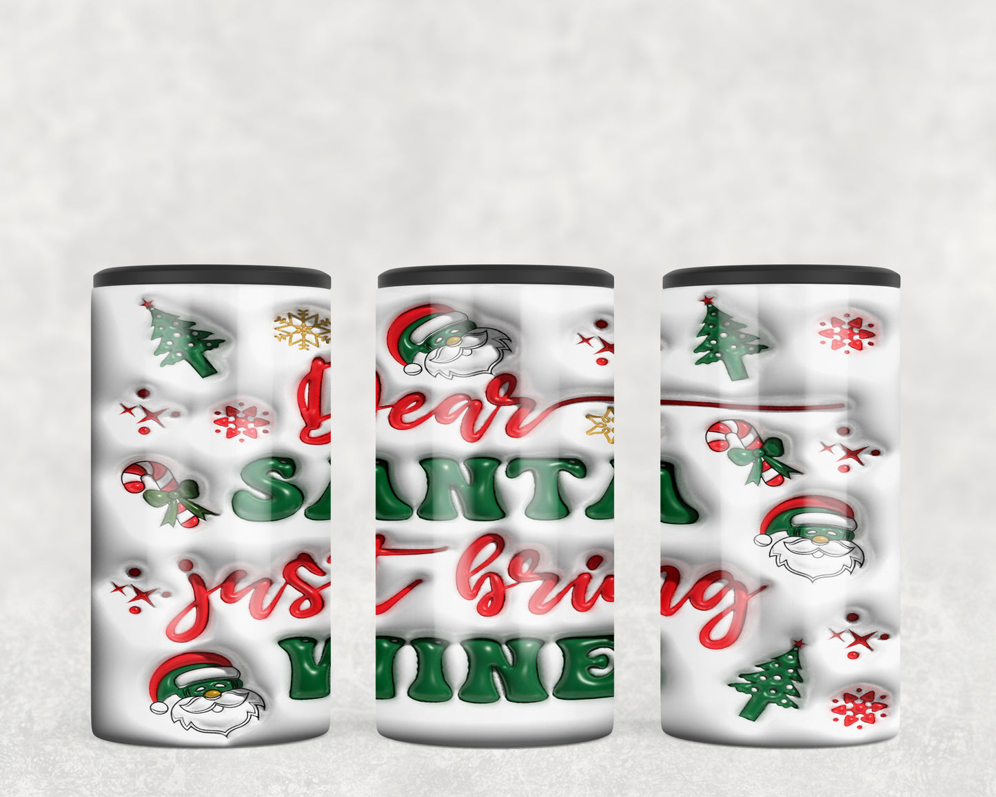 Funny Christmas 5-in-1 Can Hugger Tumbler - 266