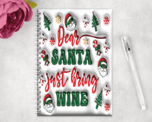 Funny Christmas Spiral Lined A5 Journal - 266