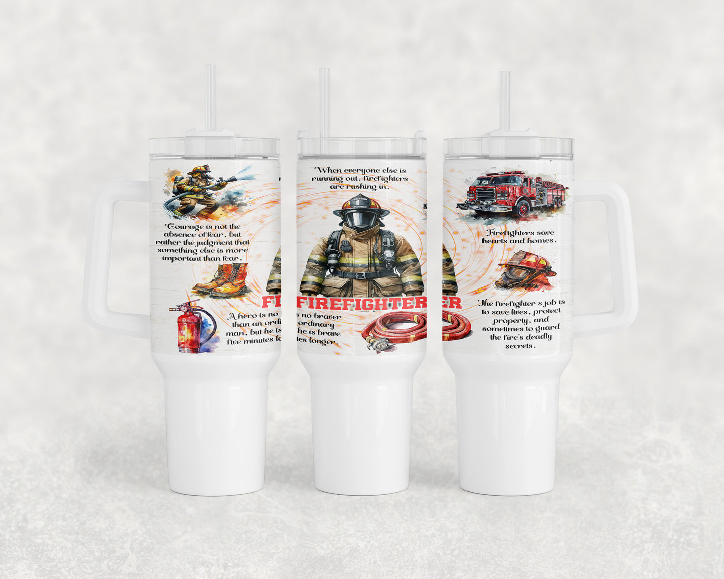 Firefighter 40oz Tumbler - 267