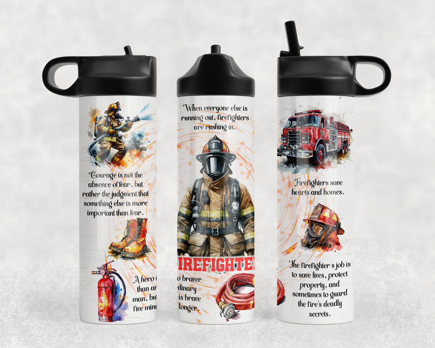 Firefighter Water Bottle - 267