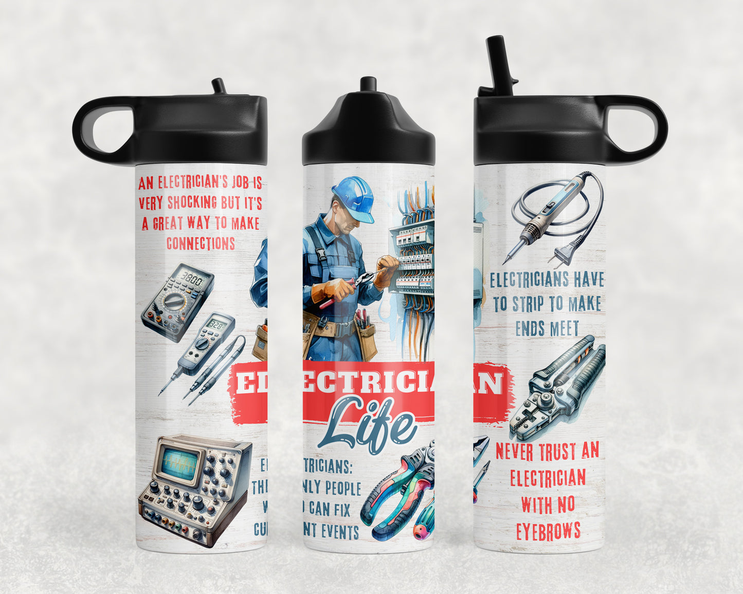 Electrician Water Bottle - 268