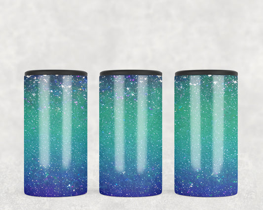 Faux Printed Glitter 5-in-1 Can Hugger Tumbler - 274