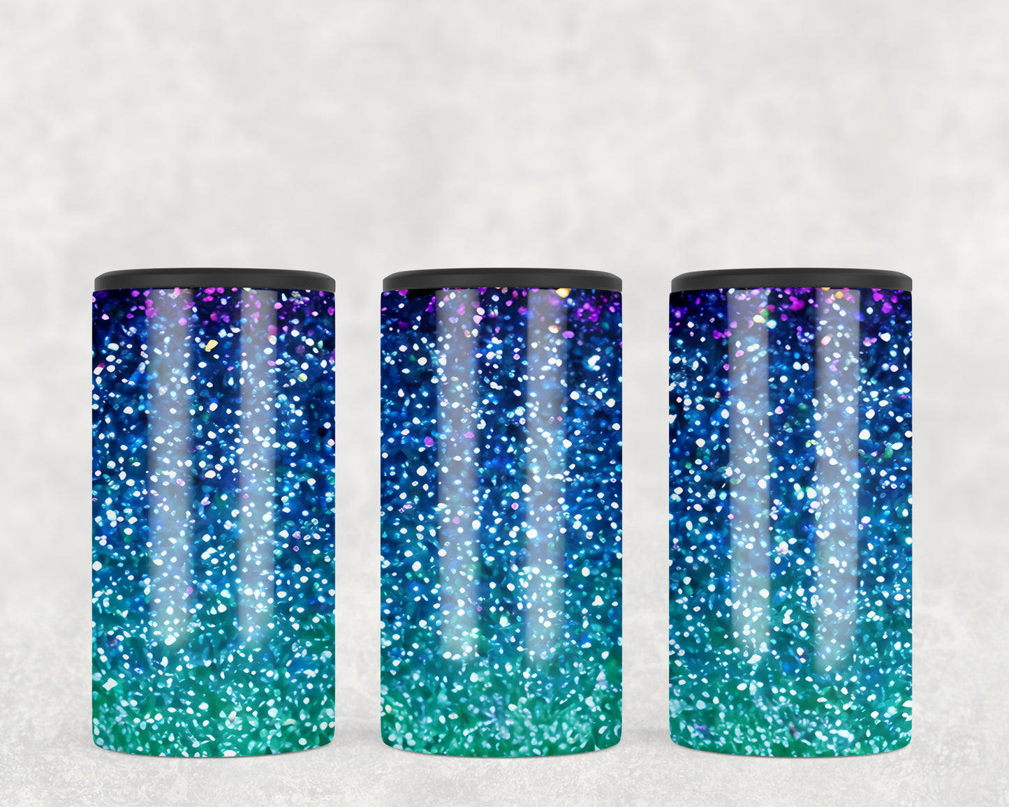 Faux Printed Glitter 5-in-1 Can Hugger Tumbler - 275