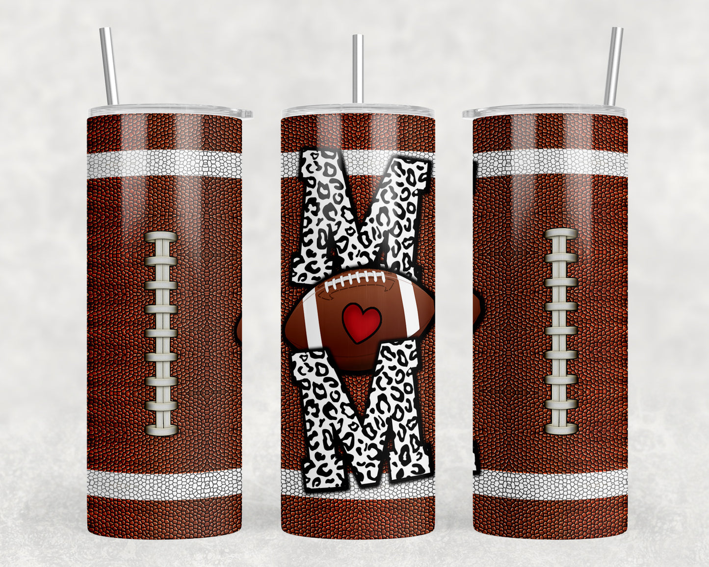 Football Mom 20oz Skinny Tumbler - 276