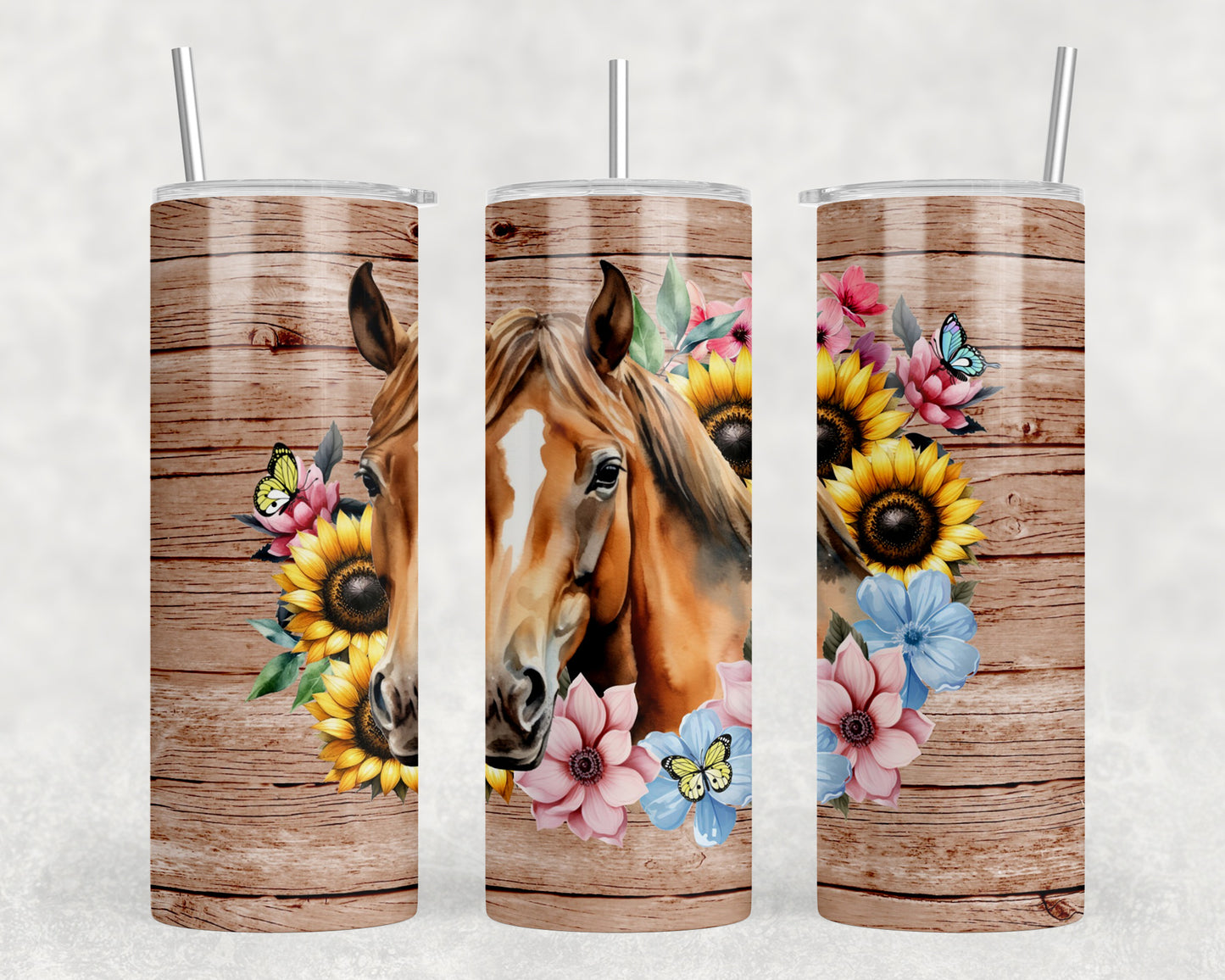 Horse 20oz Skinny Tumbler - 277