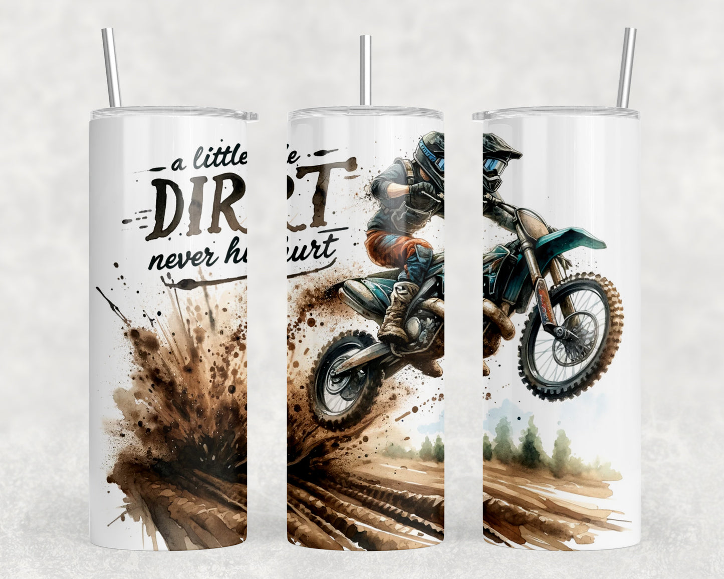 Dirtbike 20oz Skinny Tumbler - 278