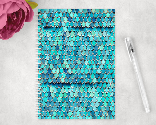 Mermaid Spiral Lined A5 Journal - 279