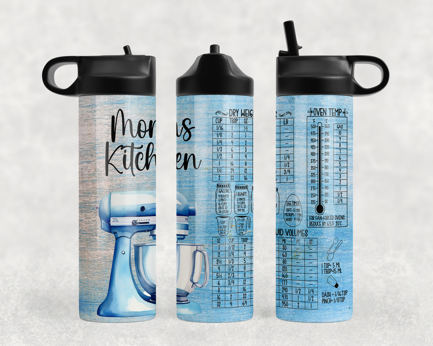 Moms Kitchen Conversion Chart Water Bottle - 281