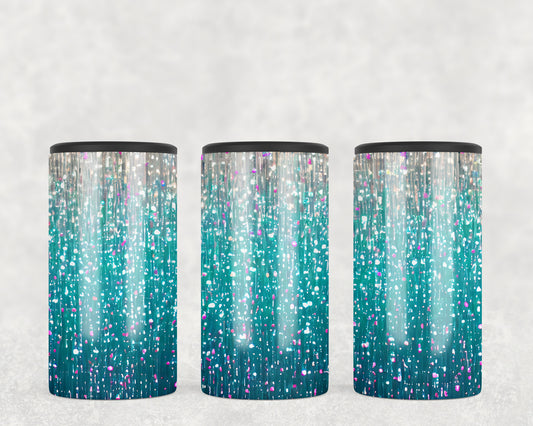 Faux Printed Glitter 5-in-1 Can Hugger Tumbler - 283