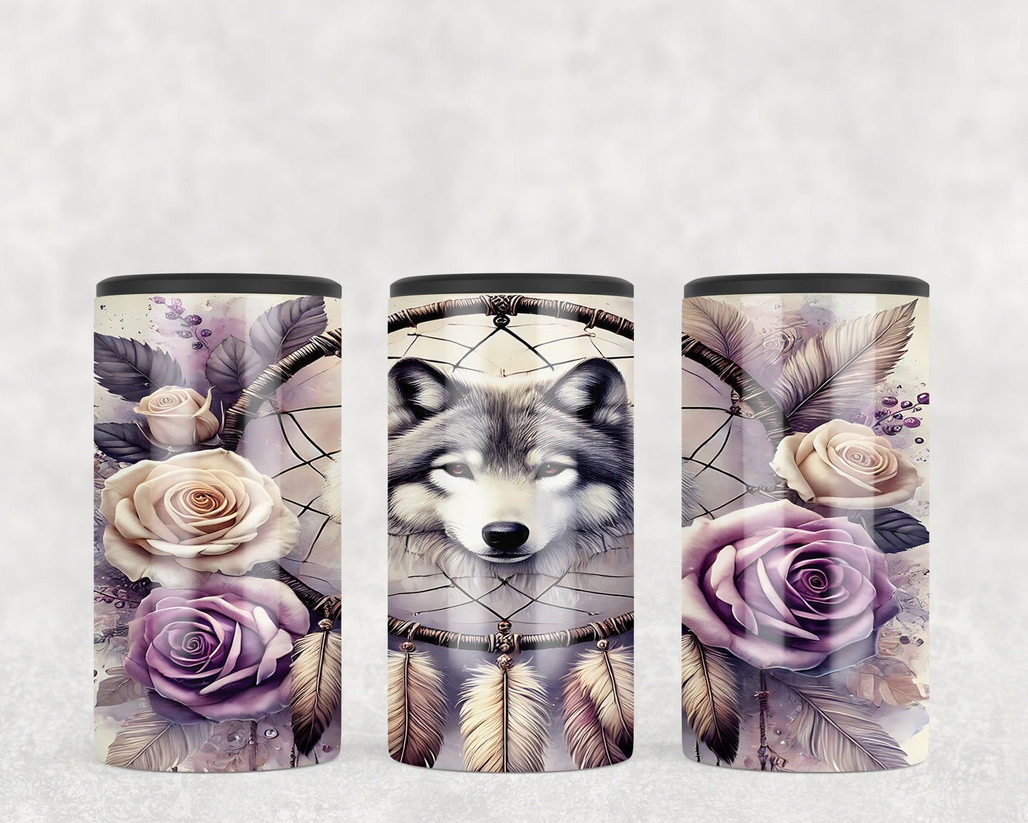 Wolf Dream Catcher 5-in-1 Can Hugger Tumbler - 287