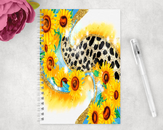 Sunflowers Spiral Lined A5 Journal - 289