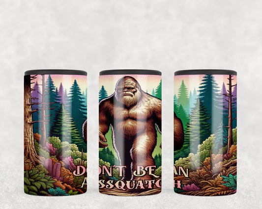 Funny Bigfoot Sasquatch 5-in-1 Can Hugger Tumbler - 296