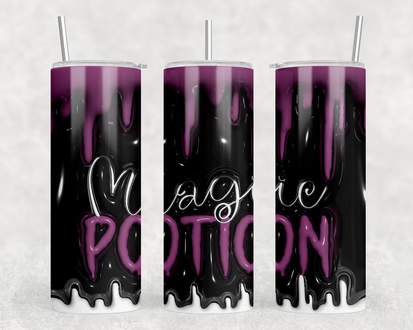 Halloween Inflated Magic Potion 20oz Skinny Tumbler - 297