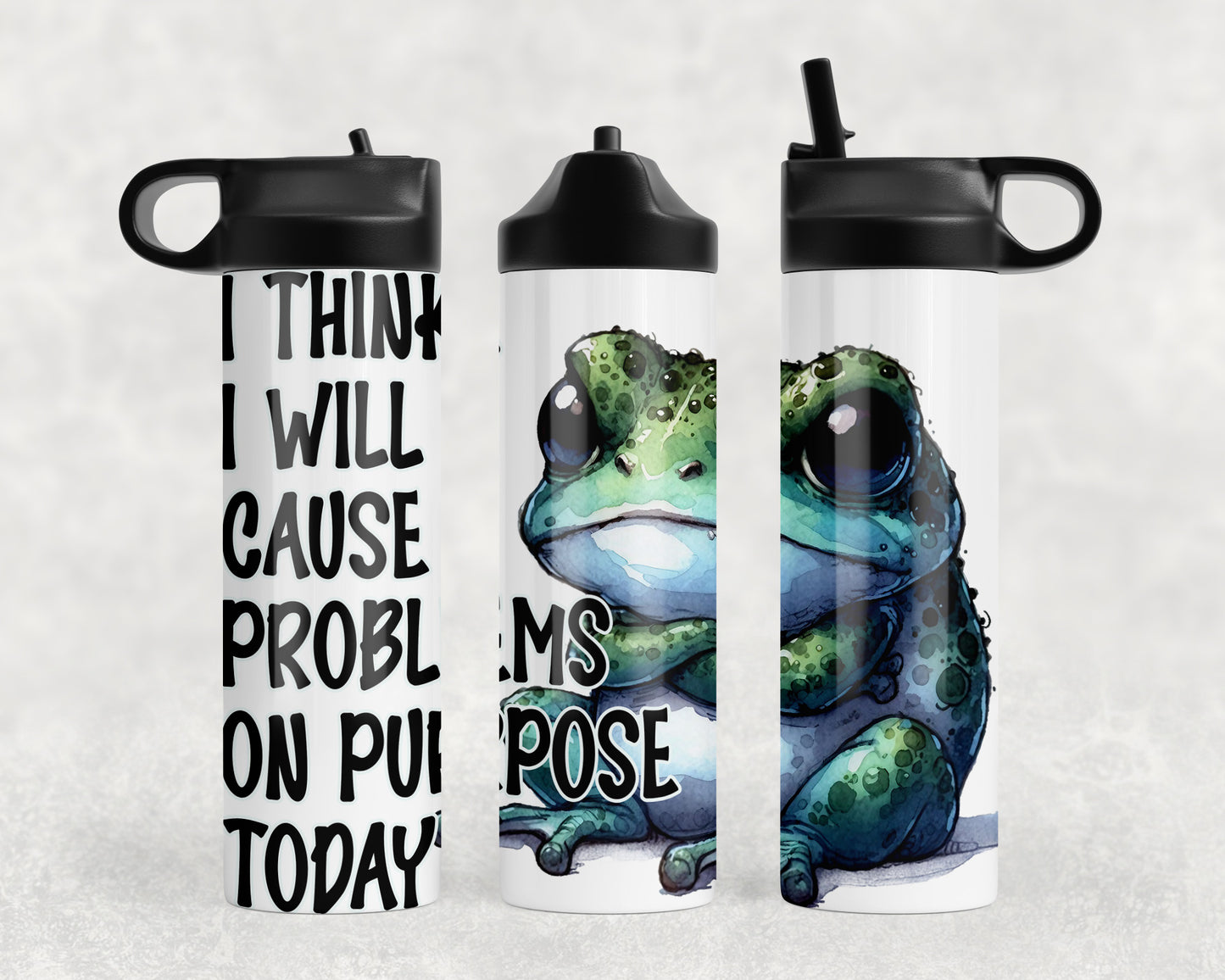 Funny Frog Water Bottle - 298