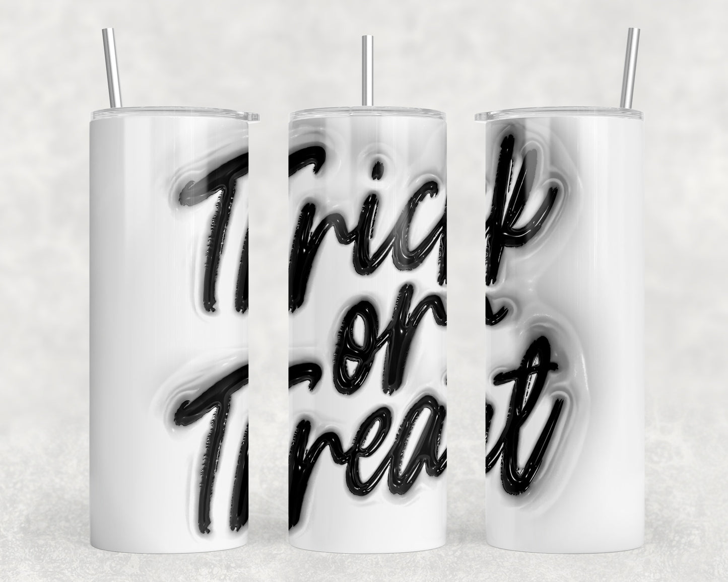 Halloween Inflated Trick Or Treat 20oz Skinny Tumbler - 301