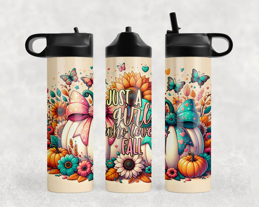 Fall Pumpkins Water Bottle - 308