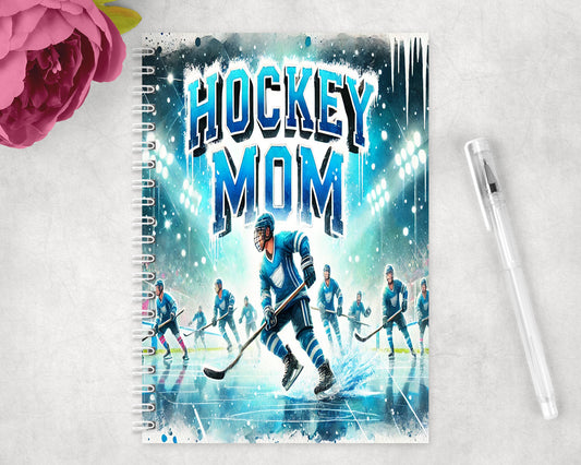 Hockey Mom Spiral Lined A5 Journal - 309