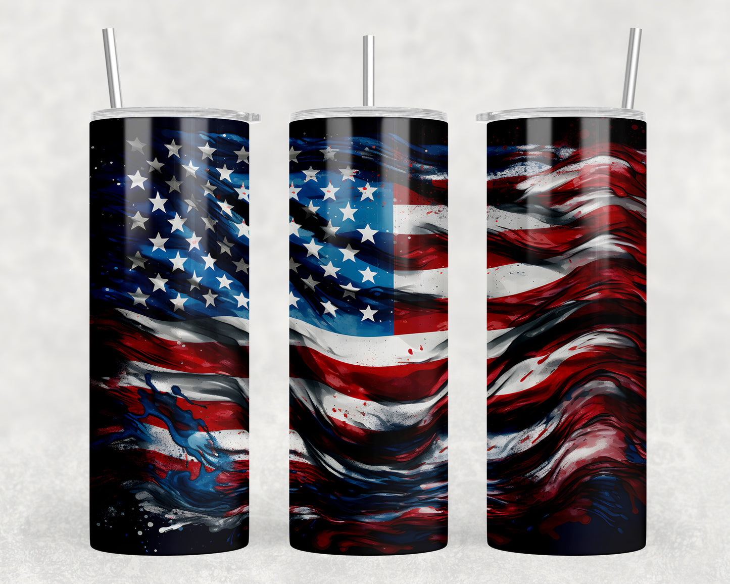 American Flag 20oz Skinny Tumbler - 314