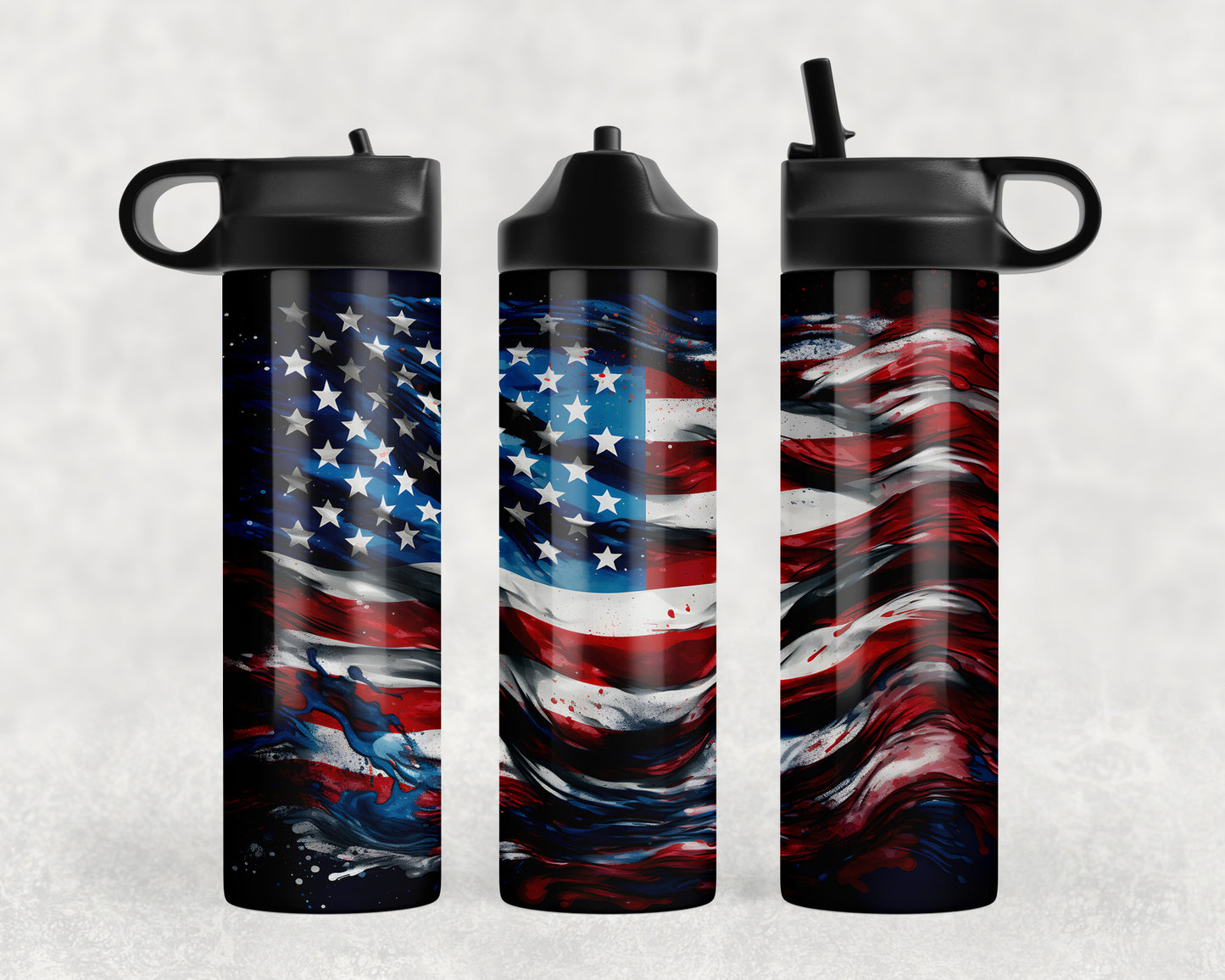 American Flag Water Bottle - 314